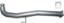 11111 - Flo-Pro 4-inch Cat Delete Race Pipe - Aluminized GM 2011 - 2015