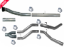 766 - Flo-Pro 5-inch Turbo Back DUAL Exhaust - Aluminized - Dodge 2010-2012
