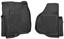 53321 - Husky Floor Mats - Front - Ford 2012-2016 SuperCab/CrewCab w/ Drivers Foot Rest w/o Manual Trans Case Shifter