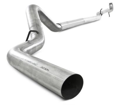 C6044PLM - MBRP 4-inch Down Pipe Back Exhaust - Aluminized NM/NT GM 2011-2015