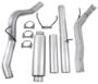 C6146PLM - MBRP 5-inch Turbo Back Exhaust - Aluminized NM/NT Dodge 2010-2012