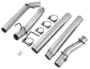 C6268PLM - MBRP 5-inch Down Pipe Back Exhaust - Aluminized NM/NT Ford 2008-2010