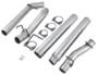 C6268SLM - MBRP 5-inch Down Pipe Back Exhaust - Stainless NM/NT Ford 2008-2010