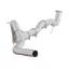 C6045P - MBRP 4-inch Down Pipe Back Exhaust - Aluminized WM/NT GM 2015.5-2016