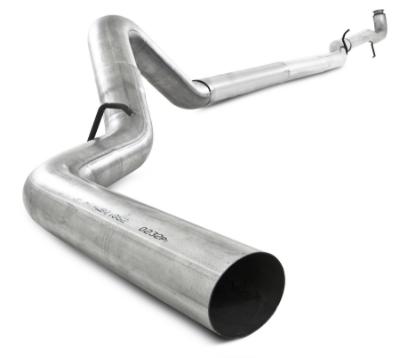 C6045PLM - MBRP 4-inch Down Pipe Back Exhaust - Aluminized NM/NT GM 2015.5-2016