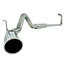 S6240AL - MBRP 4-inch Turbo Back Exhaust - Aluminized WM/WT Ford 2003-2007 CAB & CHASSIS