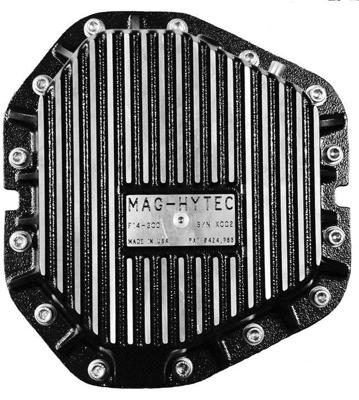 F 14-300 - MagHytec Rear Differential Cover for 2017-2018 Ford Powerstroke 6.7L diesel trucks.