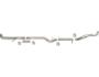 834NM - Flo-Pro 4-inch Down Pipe Back Exhaust - Aluminized - No Muffler - GM 2007 - 2010