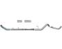 1873 - Flo-Pro 4-inch Down Pipe Back Exhaust - Aluminized/No Muffler - Dodge 2013-2018 RC-QC-MC/SB-LB-Dually