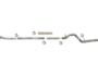 653NB - Flo-Pro 5-inch Down Pipe Back Exhaust - Aluminized No Muffler - Ford 2011-2017 Auto Trans
