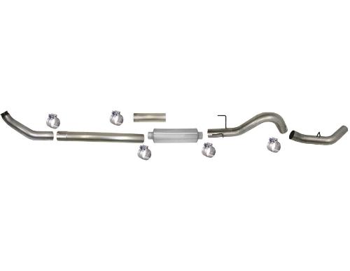 1636 - Flo-Pro 5-inch Turbo Back Exhaust - Aluminized - Dodge 2007-2009 Pickups 