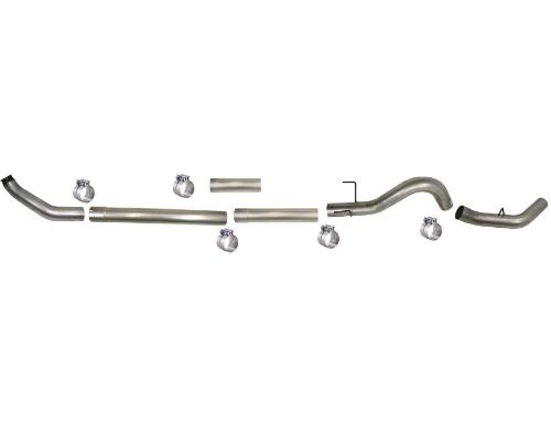 1639 - Flo-Pro 5-inch Turbo Back Exhaust - Aluminized - No Muffler - Dodge 2007 - 2009