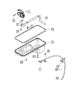Picture of Mopar Oil Pan Gasket - Dodge 5.9L/6.7L Cummins 2003-2024