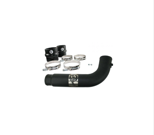 Picture of aFe BladeRunner 3-1/2" Aluminum Cold Intercooler Pipe Black - Dodge 6.7L Cummins 2007.5-2009